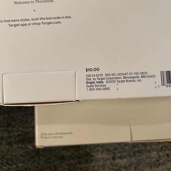 NWT Coastal Metal Shell Tablecloth Weights by Threshold (2 sets) - Picture 9 of 10